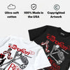 “Bloodline” 12s DopeSkill T-Shirt Broken Bones Graphic