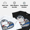 “True Blue” 3s DopeSkill T-Shirt Heart Jordan 3 Graphic