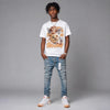'Orange Citrus' 3s DopeSkill T-Shirt Real Ones Angel Graphic