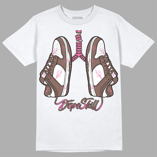 Dunk Low Smokey Mauve Playful Pink DopeSkill T-Shirt Breathe Graphic Streetwear - White 