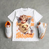 'Orange Citrus' 3s DopeSkill T-Shirt Real Ones Angel Graphic