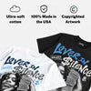 Flint 13s DopeSkill Oversize Print T-Shirt Lover In $ilence Graphic