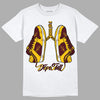 Dunk Yellow Bordeaux DopeSkill T-Shirt Breathe Graphic Streetwear - White