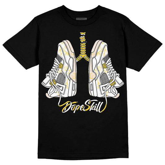 Jordan 4 "Sail" DopeSkill T-Shirt Breathe Graphic Streetwear - Black
