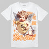 Jordan 3 Orange Citrus DopeSkill T-Shirt Real Ones Angel Graphic Streetwear -= White