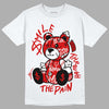 Jordan 1 Retro Low "Black Toe" DopeSkill T-Shirt Smile Through The Pain Graphic Streetwear - White