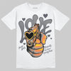 Jordan 11 Cool Grey DopeSkill T-Shirt Love Shot Graphic Streetwear - White