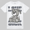 Jordan 11 Cool Grey DopeSkill T-Shirt Love Sick Graphic Streetwear - White