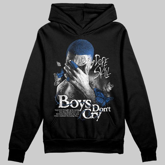 Jordan 12 “Blueberry” DopeSkill Hoodie Sweatshirt Boys Don't Cry Graphic Streetwear - Black