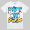 Jordan 11 Gamma Blue DopeSkill T-Shirt Stay Solid Graphic Streetwear - White