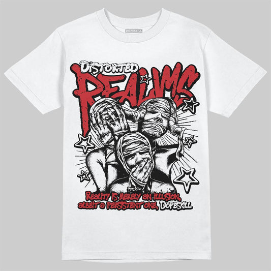 Air Max Uptempo 95 “Bulls Away” DopeSkill T-Shirt Distorted Realms Graphic Streetwear - White