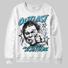 Jordan 11 Retro Gamma Blue (2025) DopeSkill Sweatshirt Outlast Graphic Streetwear - White 