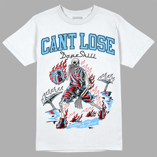 Travis Scott x Jordan 4 Retro 'Cactus Jack' DopeSkill T-Shirt Cant Lose Graphic Streetwear - White