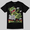 Foamposite Pro 'Pine Green' DopeSkill T-Shirt Born To Be Rich Graphic Streetwear - Black