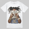 Jordan 11 Retro Low Diffused Blue DopeSkill T-Shirt Rich Youth Graphic Streetwear - White 
