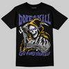 Jordan 4 Lakers DopeSkill T-Shirt Go Fund Your Self Graphic Streetwear - black