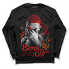 Jordan 12 “Cherry” DopeSkill Long Sleeve T-Shirt Boys Don't Cry Graphic Streetwear - Black