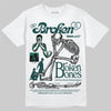 Jordan 4 Retro Oxidized Green DopeSkill T-Shirt Broken Bones Graphic Streetwear - White