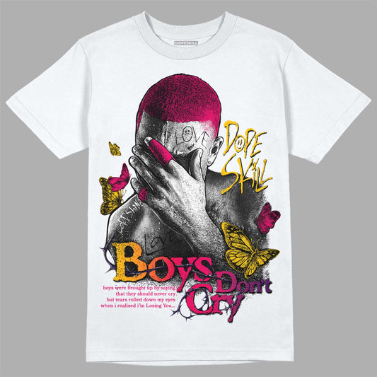 Jordan 3 Retro SP J Balvin Medellín Sunset DopeSkill T-Shirt Boys Don't Cry Graphic Streetwear - White