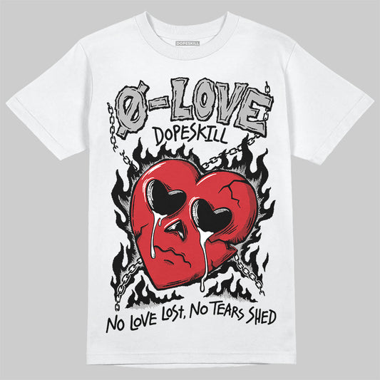 Jordan 3 OG “Black Cement” DopeSkill T-Shirt Crying Heart Graphic Streetwear - White