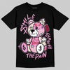 Jordan 1 Low “Pink Pack” DopeSkill T-Shirt Smile Through The Pain Graphic Streetwear - Black