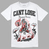 Jordan Spizike Low Bred DopeSkill T-Shirt Cant Lose Graphic Streetwear - White 