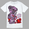 Jordan 2 “Mauve/Off-Noir” DopeSkill T-Shirt Broken Heart Graphic Streetwear - White 