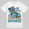 Jordan 11 Retro Gamma Blue (2025) DopeSkill T-Shirt Born To Be Rich Graphic Streetwear - White 