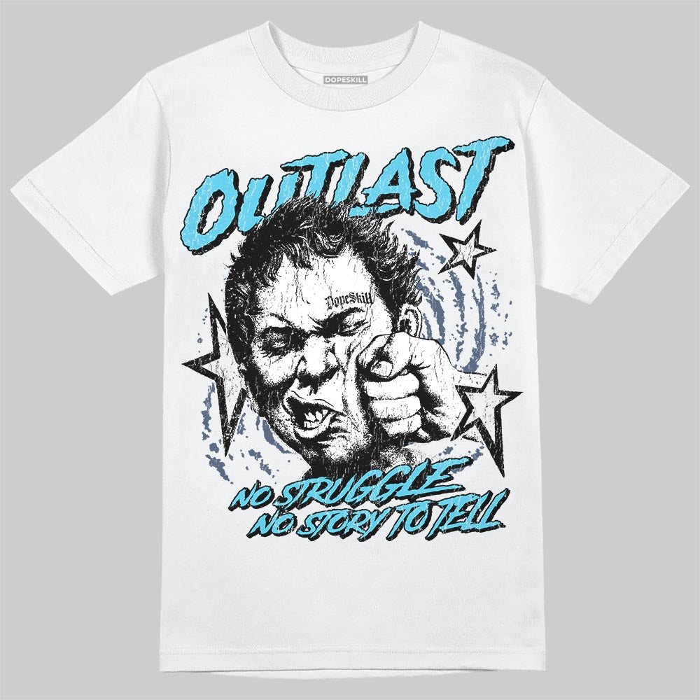 Jordan 11 Retro Gamma Blue (2025) DopeSkill T-Shirt Outlast Graphic Streetwear - White 