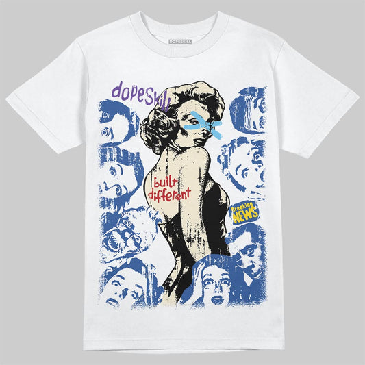 Jordan 17 Retro Low SP Infinite Archives DopeSkill T-Shirt Built Different Graphic Streetwear - White