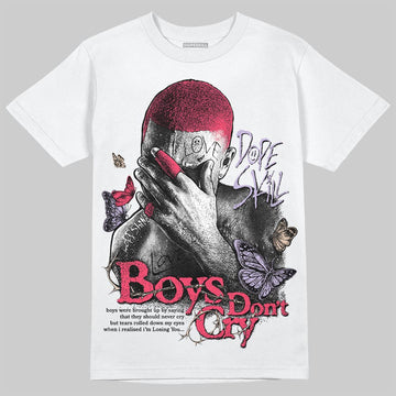 Jordan 5 Low “Peanut Butter Jelly” DopeSkill T-Shirt Boys Don't Cry Graphic Streetwear - White