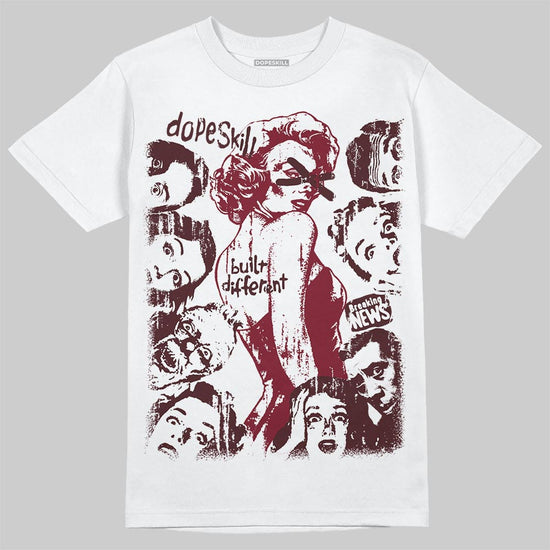 Jordan 3 PRM "Bin 23" DopeSkill T-Shirt Built Different Graphic Streetwear - White 