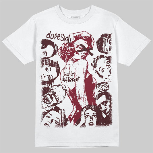 Jordan 3 PRM "Bin 23" DopeSkill T-Shirt Built Different Graphic Streetwear - White 