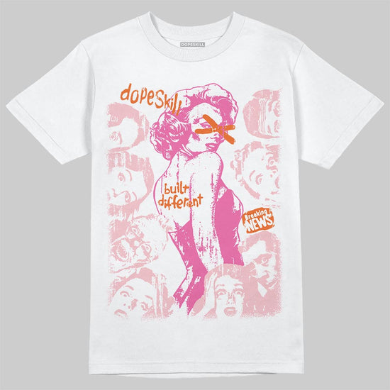 Jordan 3 Retro PS 'Spring Flowers' DopeSkill T-Shirt Built Different Graphic Streetwear - White 