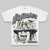 Grey Oversize Print No Rules DopeSkill Graphic Premium T-shirt Streetwear - White 