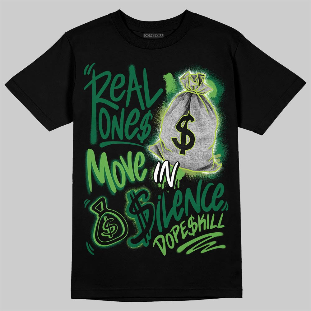 Air Max 95 “The Woods” DopeSkill T-Shirt Real Ones Move In Silence Graphic Streetwear - Black
