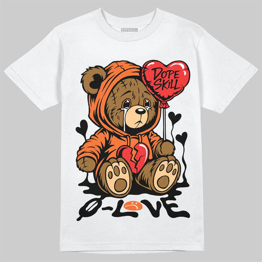 Jordan 1 Retro High OG Shattered Backboard (2025) DopeSkill T-Shirt Broken Bear Graphic Streetwear - White
