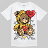 New Balance 9060 Varsity Gold (GS) DopeSkill T-Shirt Broken Bear Graphic Streetwear - White