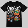 Dunk Low Panda White Black DopeSkill T-Shirt Study Hard Graphic Streetwear - Black