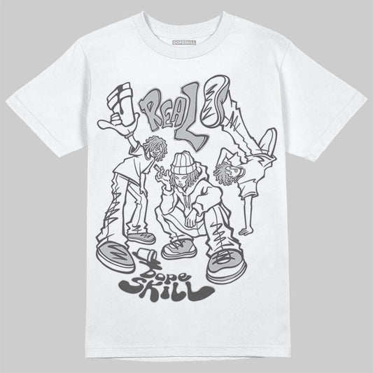 Grey Sneakers DopeSkill T-Shirt Real Y2K Players Graphic Streetwear - White