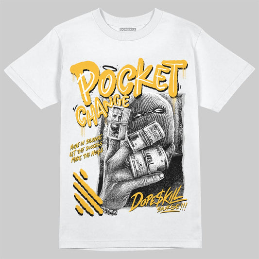 Jordan 5 'Tokyo' DopeSkill T-Shirt Pocket Change Graphic Streetwear - White 