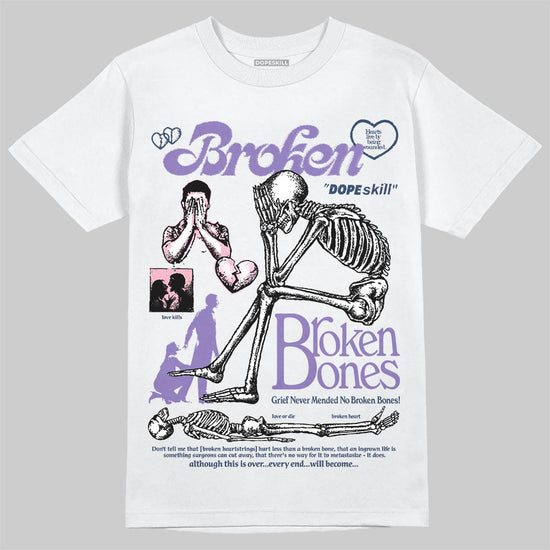 Jordan 11 "Mojave" DopeSkill T-Shirt Broken Bones Graphic Streetwear - White