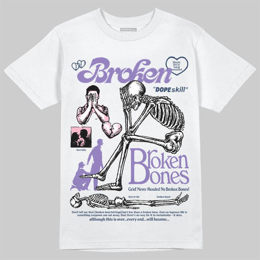 Jordan 11 "Mojave" DopeSkill T-Shirt Broken Bones Graphic Streetwear - White