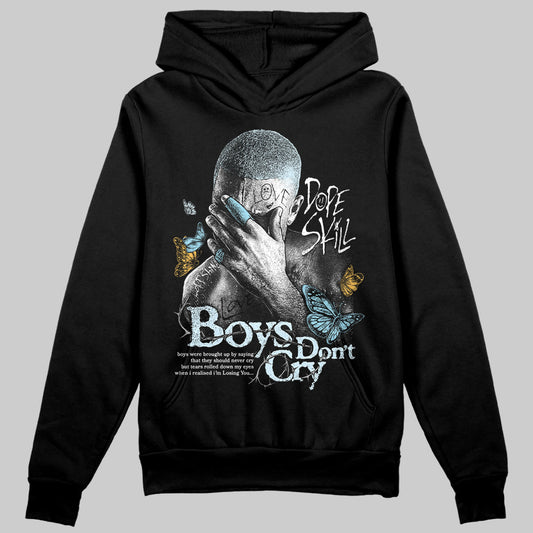 Vans Knu Stack Vintage Satin Dream Blue DopeSkill Hoodie Sweatshirt Boys Don't Cry Graphic Streetwear - Black