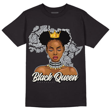 Jordan 1 Retro Low OG Black Cement DopeSkill T-Shirt Black Queen Graphic Streetwear - Black