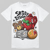 Dunk Low Panda White Black DopeSkill T-Shirt SRSLY Study Graphic Streetwear - White 