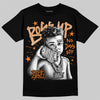 Jordan 3 Orange Citrus DopeSkill T-Shirt Boss Up Graphic Streetwear - Black