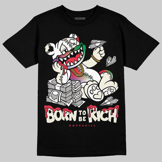 Jordan 11 City Pack “285” Atlanta DopeSkill T-Shirt Born To Be Rich Graphic Streetwear - Black