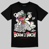 Jordan 11 City Pack “285” Atlanta DopeSkill T-Shirt Born To Be Rich Graphic Streetwear - Black