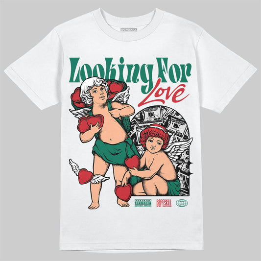 Jordan 5 ‘El Grito’ DopeSkill T-Shirt Looking For Love Graphic Streetwear - White 